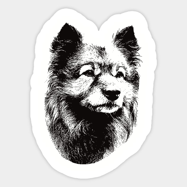 Keeshond gift for Keeshond Owners Sticker by DoggyStyles